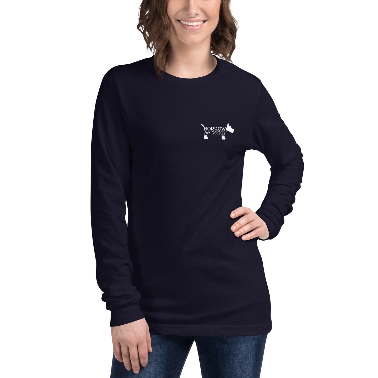 BorrowMyDoggy basic unisex long sleeve tee