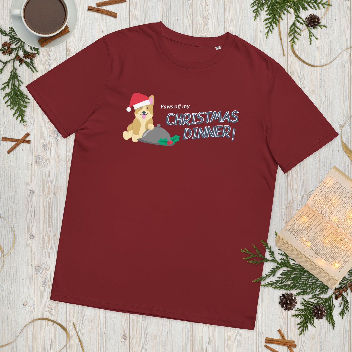 Paws off my Christmas dinner unisex tee