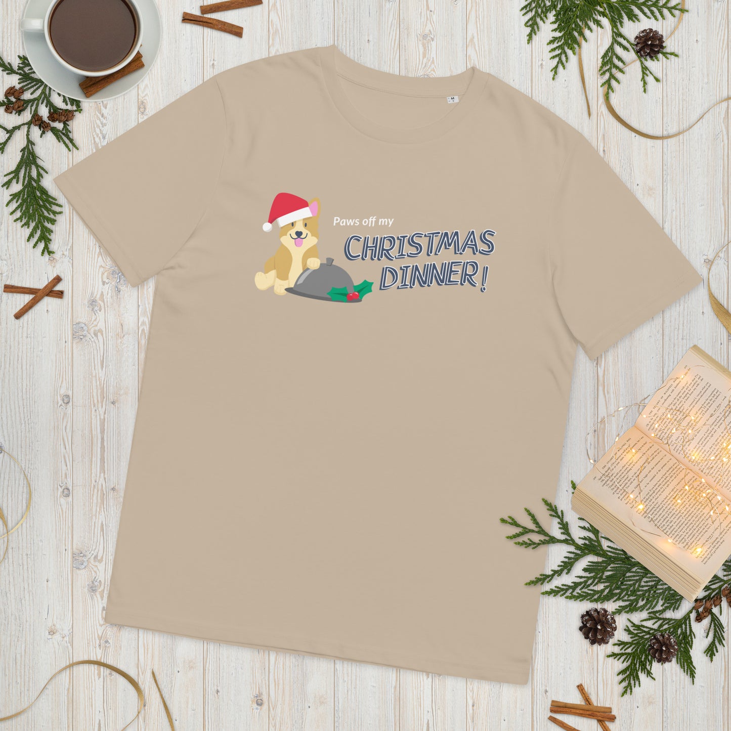 Paws off my Christmas dinner unisex tee