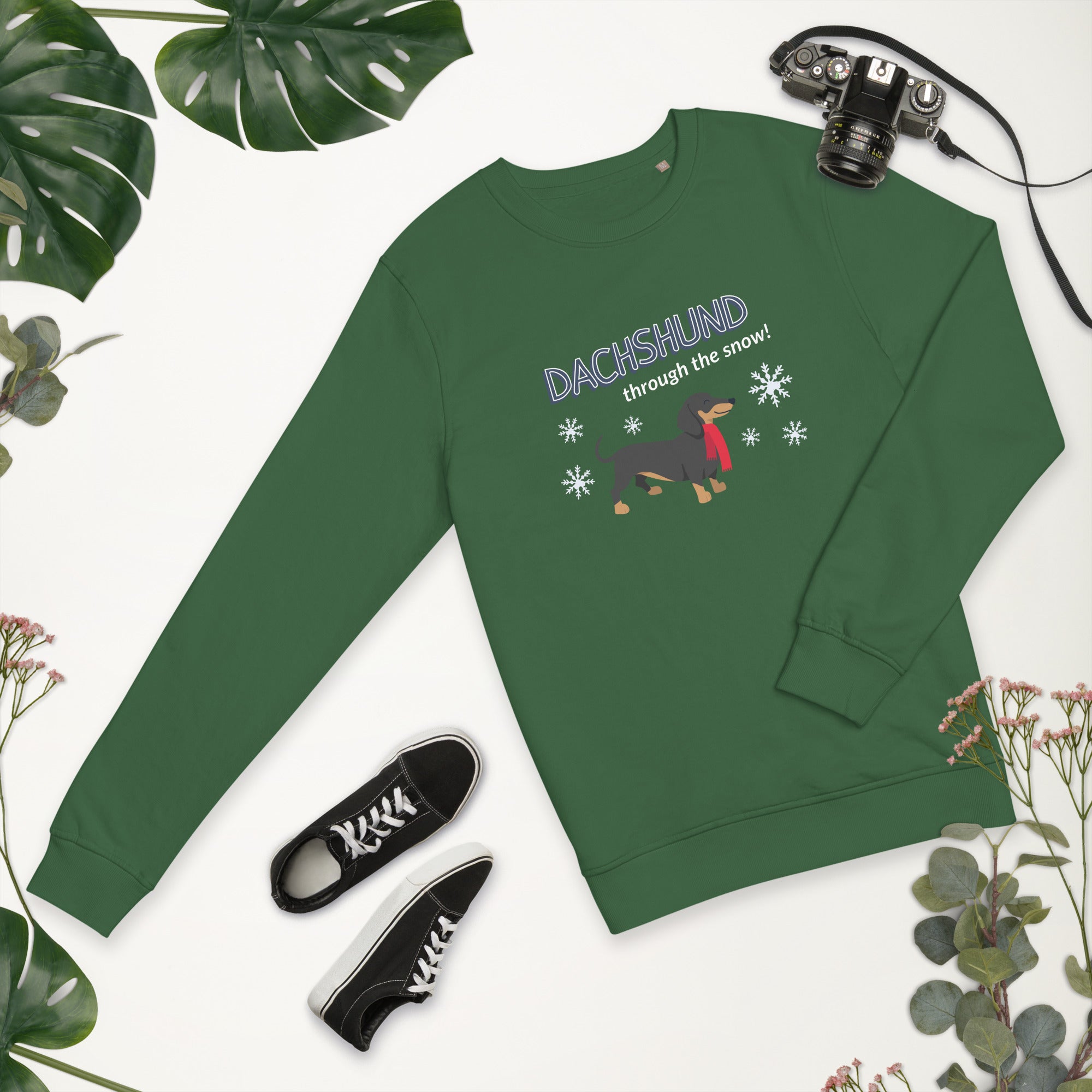 “Dachshund Through the Snow” Unisex Sweatshirt