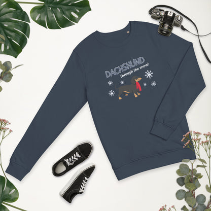 “Dachshund Through the Snow” Unisex Sweatshirt