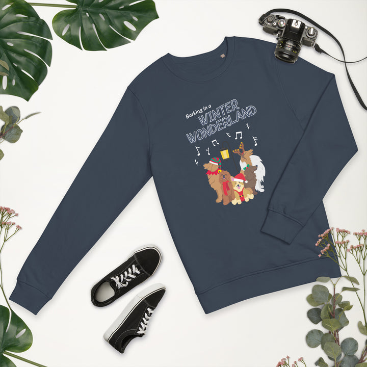 “Barking in a Winter Wonderland” Unisex Sweatshirt