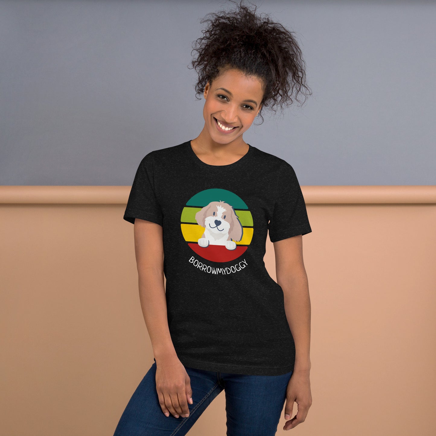 Pawprints of happiness cavapoo unisex tee