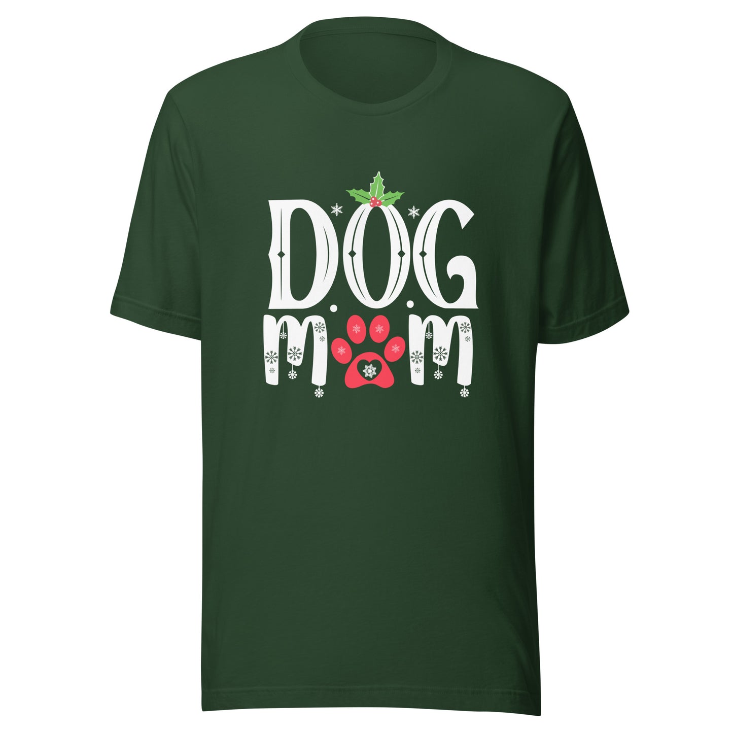 Dog Mum Unisex Christmas T-shirt