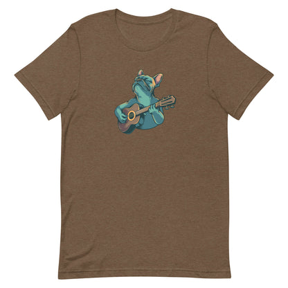 Strumming French Bull Dog T-Shirt