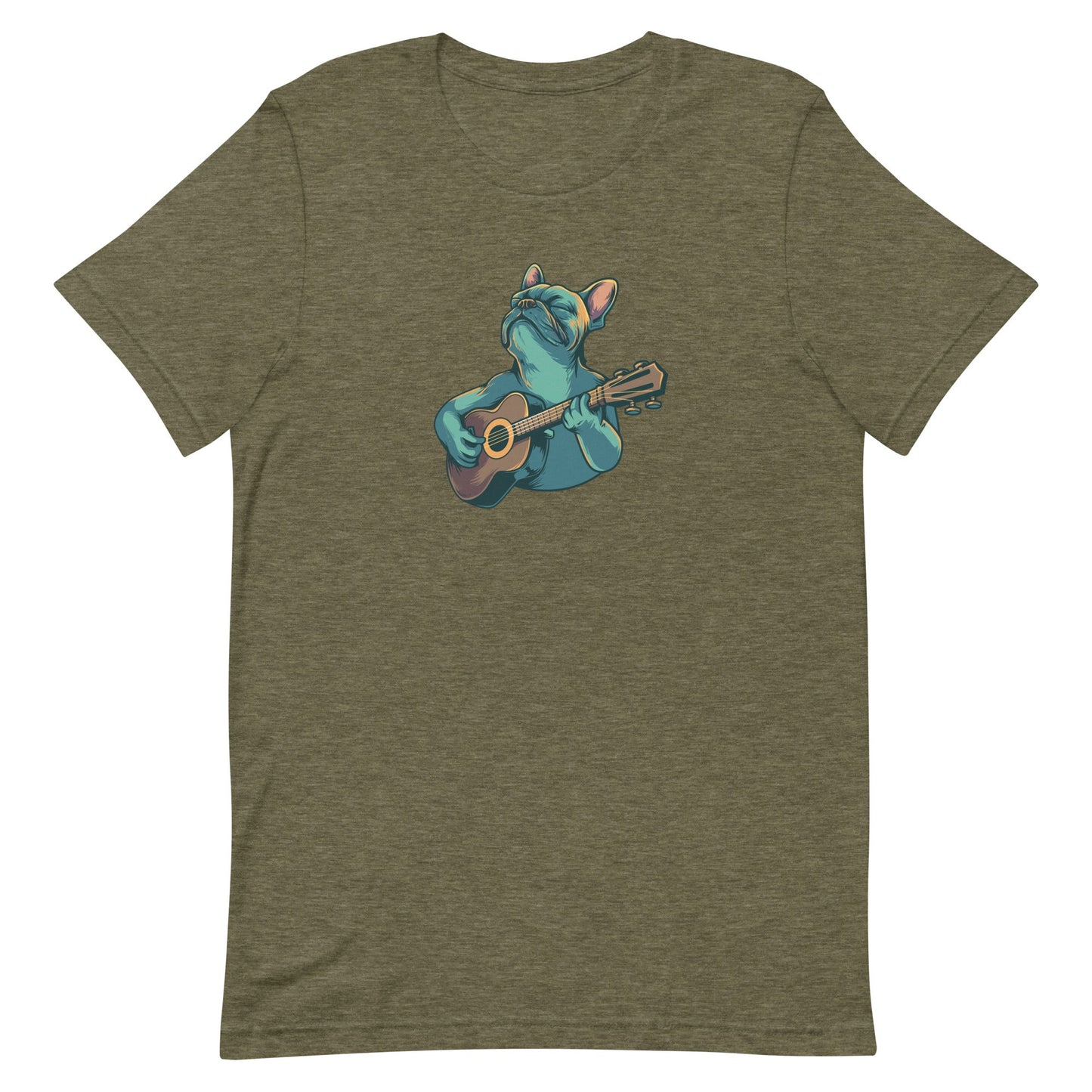Strumming French Bull Dog T-Shirt