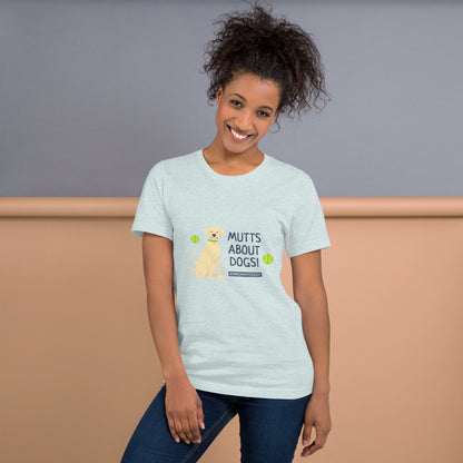 "Mutts about dogs" unisex tee