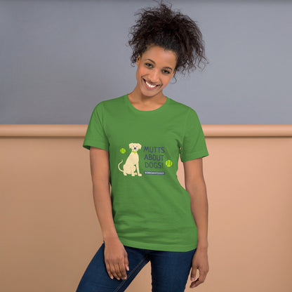 "Mutts about dogs" unisex tee