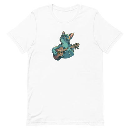 Strumming French Bull Dog T-Shirt
